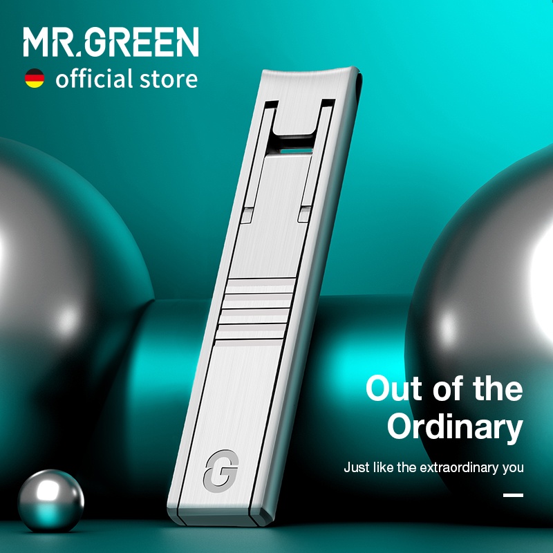 Bấm móng tay MR. GREEN công nghệ chính xác siêu mỏng với bao đựng bằng da bò