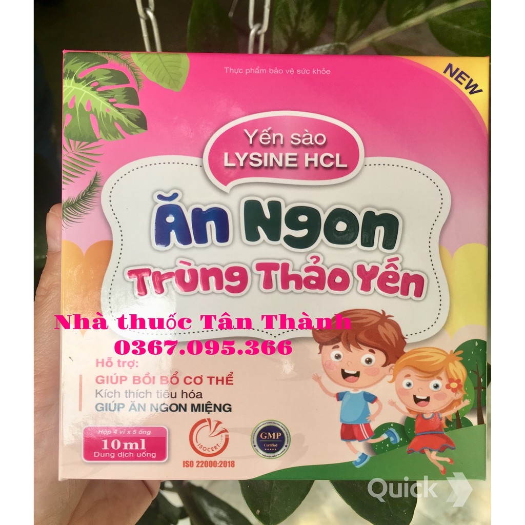 (Chính hãng) Ăn ngon Trùng thảo yến sào cho bé yêu ăn tốt ngủ ngoan