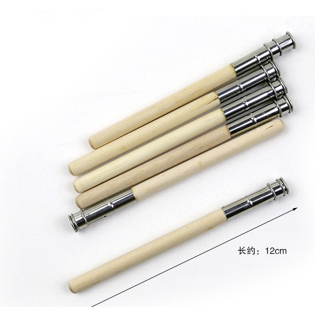 Dụng Cụ Nối Dài Bút Chì Gỗ Bằng Kim Loại Tiện Dụng