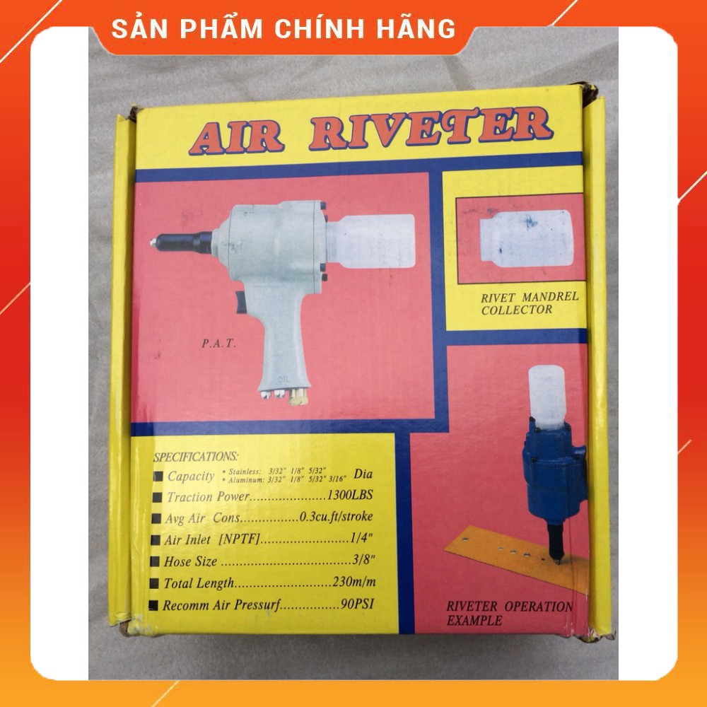 Máy Rút Đinh Rive Dùng Khí Air Riveter, Súng Bắn Đinh Tán Rút, Máy Bắn Đinh Tán Rive, Kìm Rút Đinh Rút, Kìm Bấm Đinh Khí