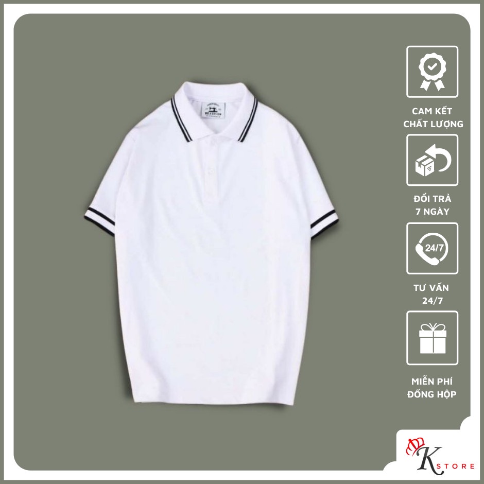 Áo thun Nam phối viền cao cấp