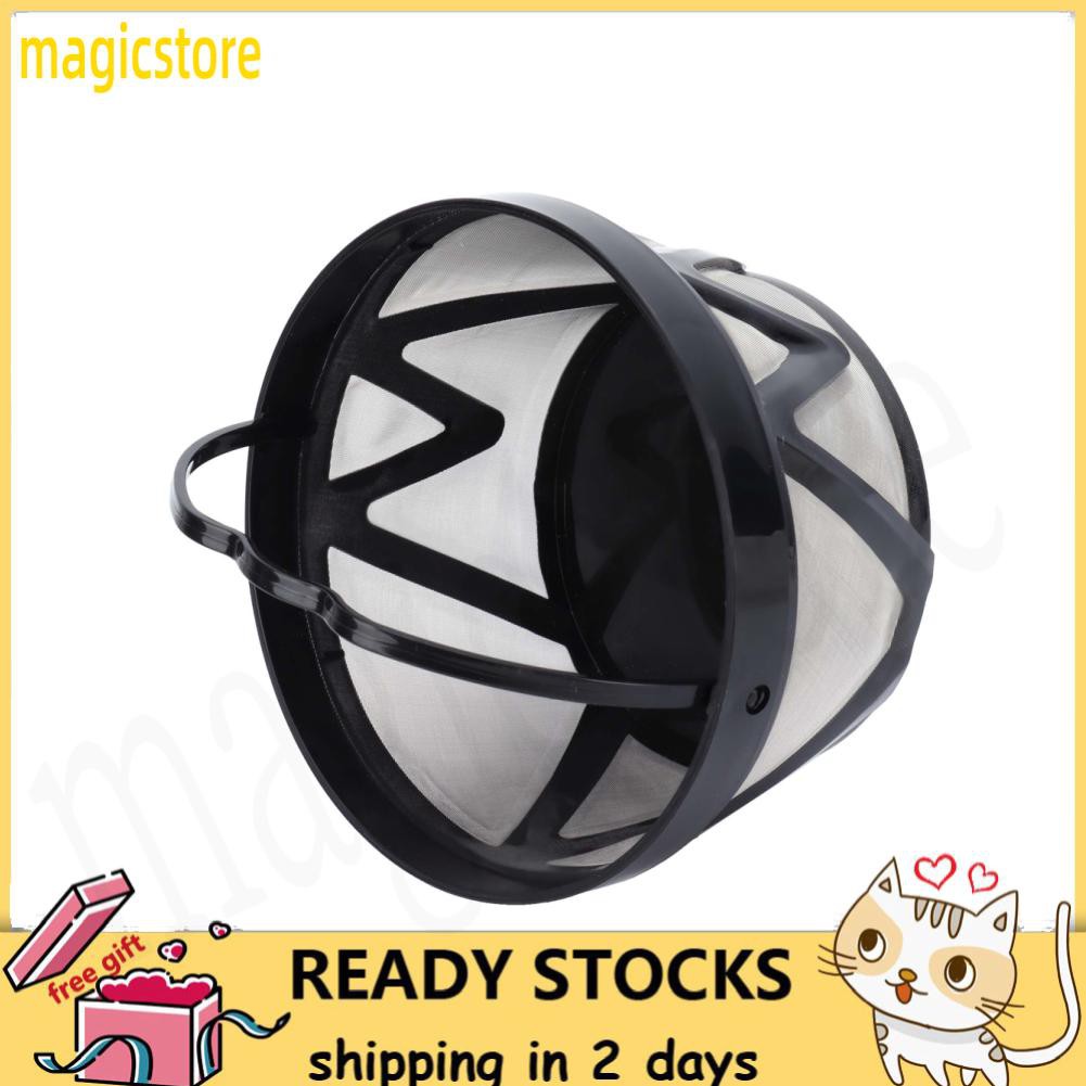 Magicstore Reusable Coffee Filter Basket Cup with 100Pcs Paper Machine Strainer Mesh