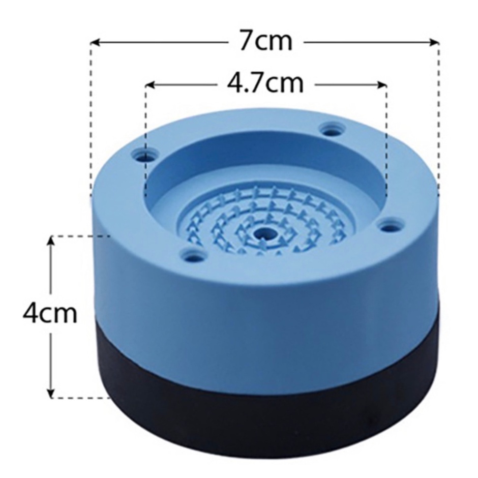 Bộ 4 Chân Kê Chống Rung, Chân Đỡ Đa Năng, Nâng Cao Máy Giặt, Máy Lọc Nước, Tủ Lạnh, lò vi sóng