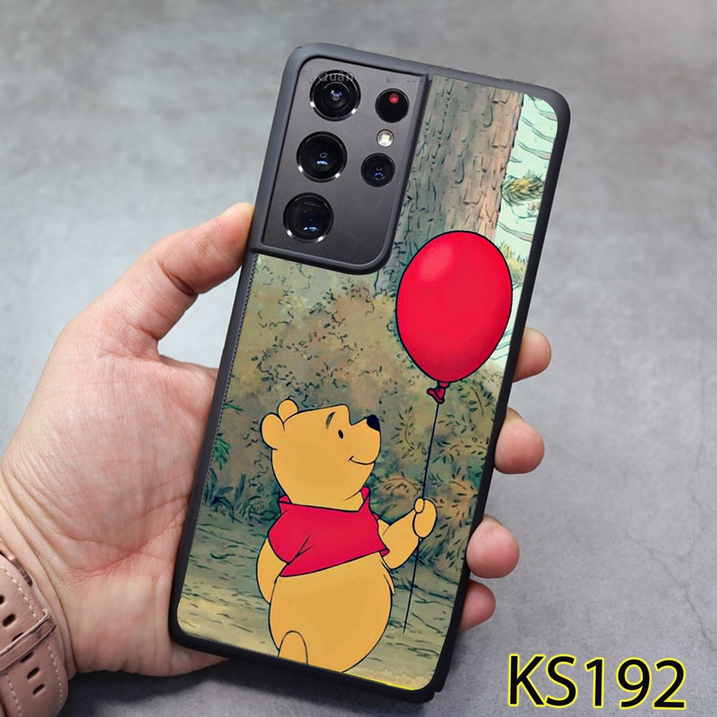Ốp Samsung S21 - S21 FE -  S21 PLUS - S21 Ultra - Ốp lưng Samsung in hình Gấu Pooh siêu đẹp, độc, lạ