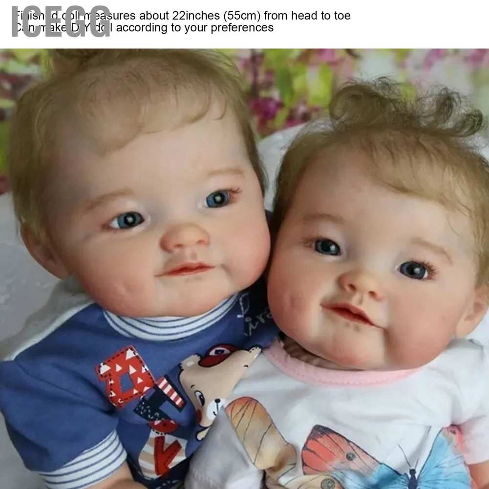 Đồ chơi búp bê tái sinh 22" DIY cho trẻ em