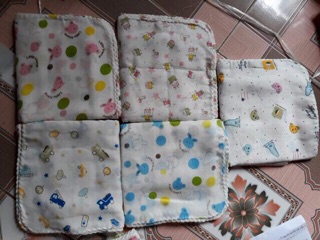 Khăn sữa nhật in hình cho bé túi 10 chiếc
