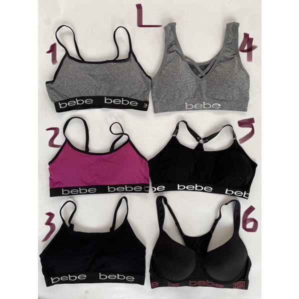 Áo lót thể thao Sport Bra BEBE xuất dư đủ các size