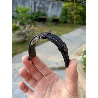 Dây đồng hồ handmade da cá mập