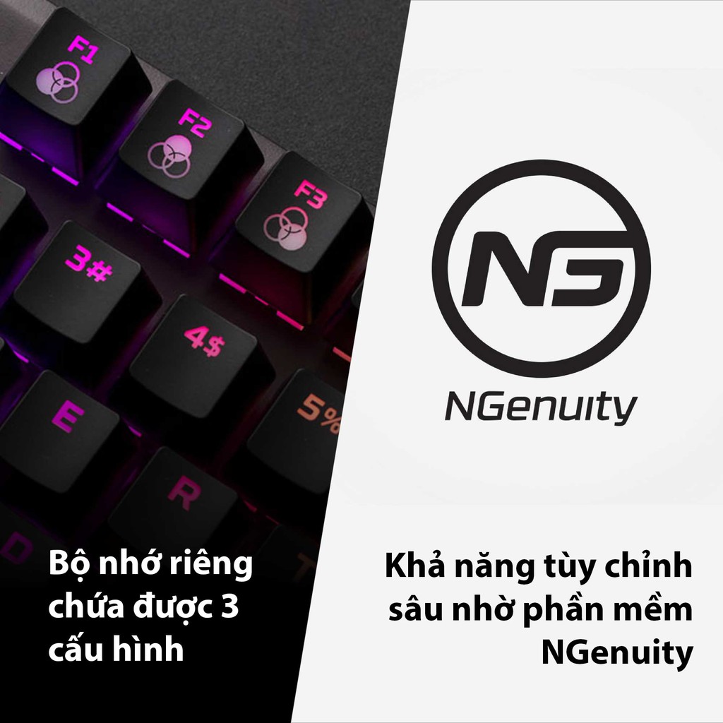 Bàn phím gaming Kingston HyperX Alloy FPS RGB - Silver_HX-KB1SS2-US - Hàng Chính Hãng