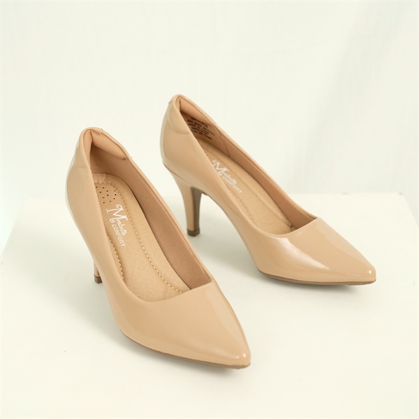 [Joiehome] Giày cao gót da trơn đế siêu êm ái