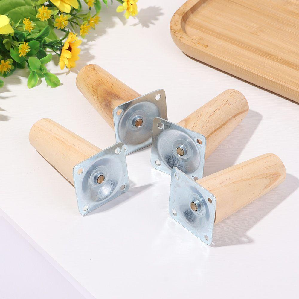 Bộ 4 Chân Ghế Gỗ Dùng Trang Trí Nội Thất Tiện Dụng