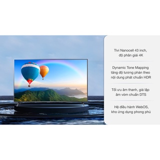 Smart Tivi NanoCell LG 4K 43 inch 43NANO79TND - dienmaytonkho.com