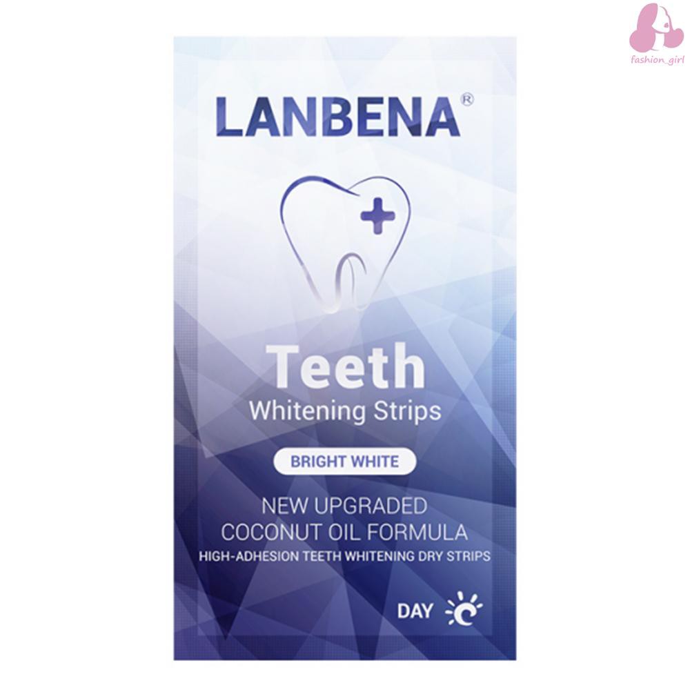 (Hàng Mới Về) 1 Miếng Dán Răng Trắng Không Gây Nhạy Cảm Lanbena Sử Dụng Hàng Ngày