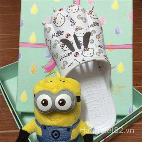 Dép đi trong nhà/ đi biển hình bàn chân mèo nhiều họa tiết và màu sắc độc đáo