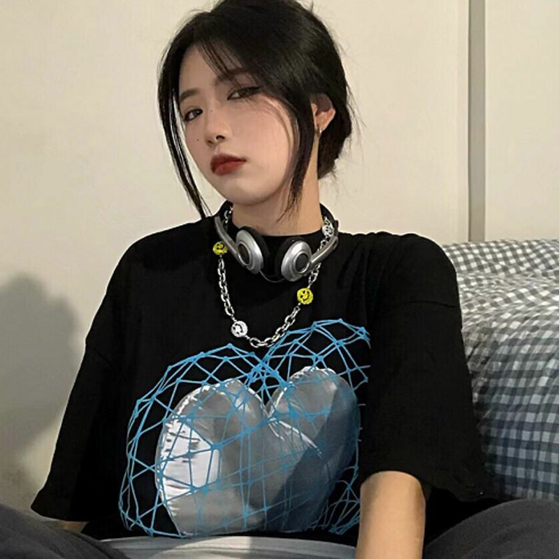 Áo Thun Nữ 100% Cotton Form Rộng Unisex Ulzzang