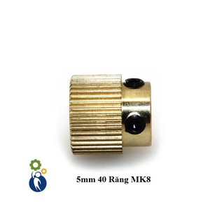 Bánh Răng Đồng Trục 5mm 40 Răng MK8