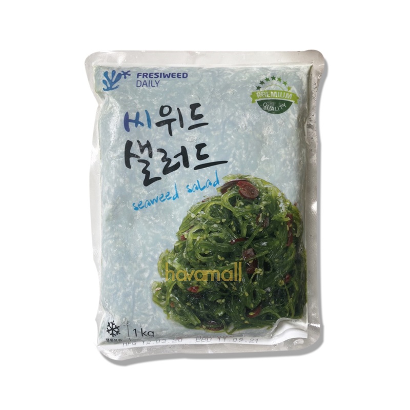 Salad Rong Biển ăn liền Rong Biển Tươi trộn mè Fresiweed 1kg FENNC NOW SHIP