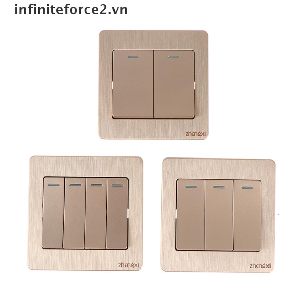 Công Tắc Đèn Gắn Tường 1 / 2 / 3 / 4 Gang 1 Chiều