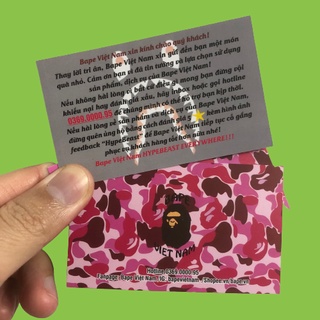 [Chỉ tặng không bán] Thẻ Cảm ơn, Card Cảm ơn Bape Việt Nam