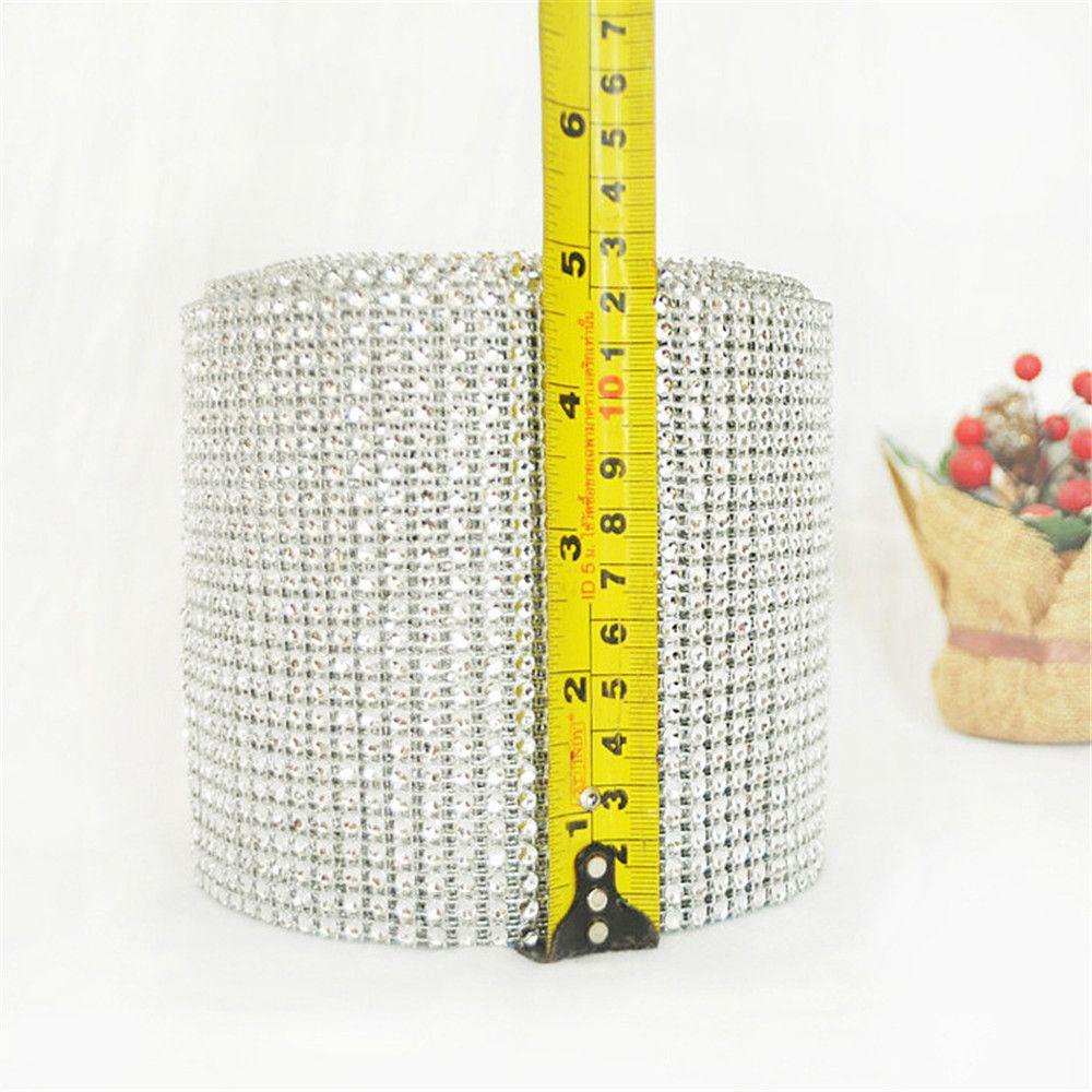 Kent1 1 Yard 24 Hàng|Lưới Đính Kim Cương Giả Cao Cấp Thời Trang|Cuộn Giấy Bọc Bánh Kem Trang Trí Tiệc|Dây Ruy Băng Trang Trí Xinh Xắn Chất Lượng
