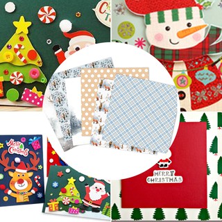 Christmas Pattern Paper Photo Album Decorative Paper Card Background Paper