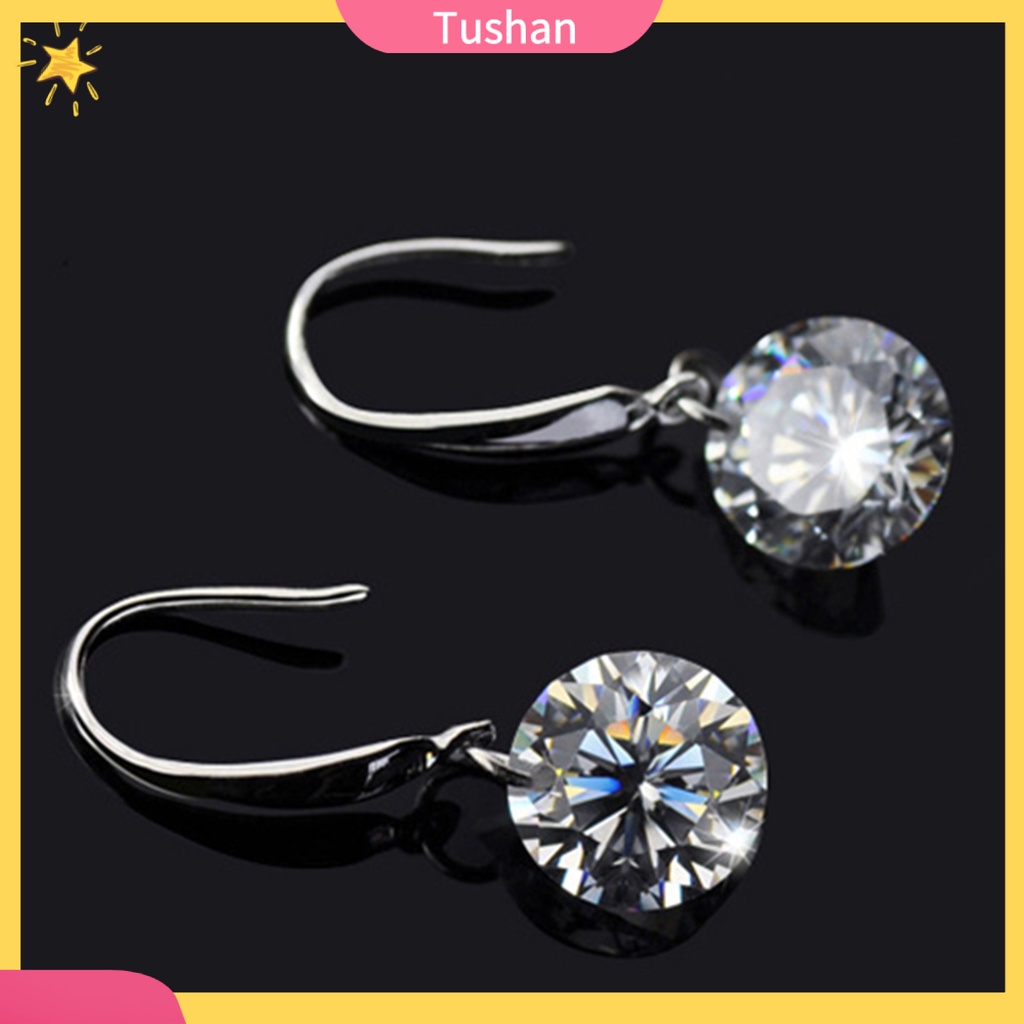 Hoa tai mạ bạc dáng dài thời trang cho nữ