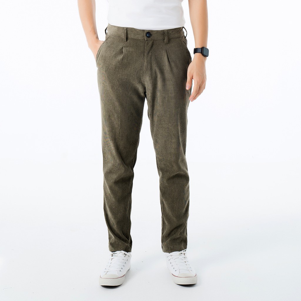 Quần Baggy Nam ROUGH Outfit Chất Nhung Tăm Cá Tính, Phong Cách Hàn Quốc - Hàng mới về
