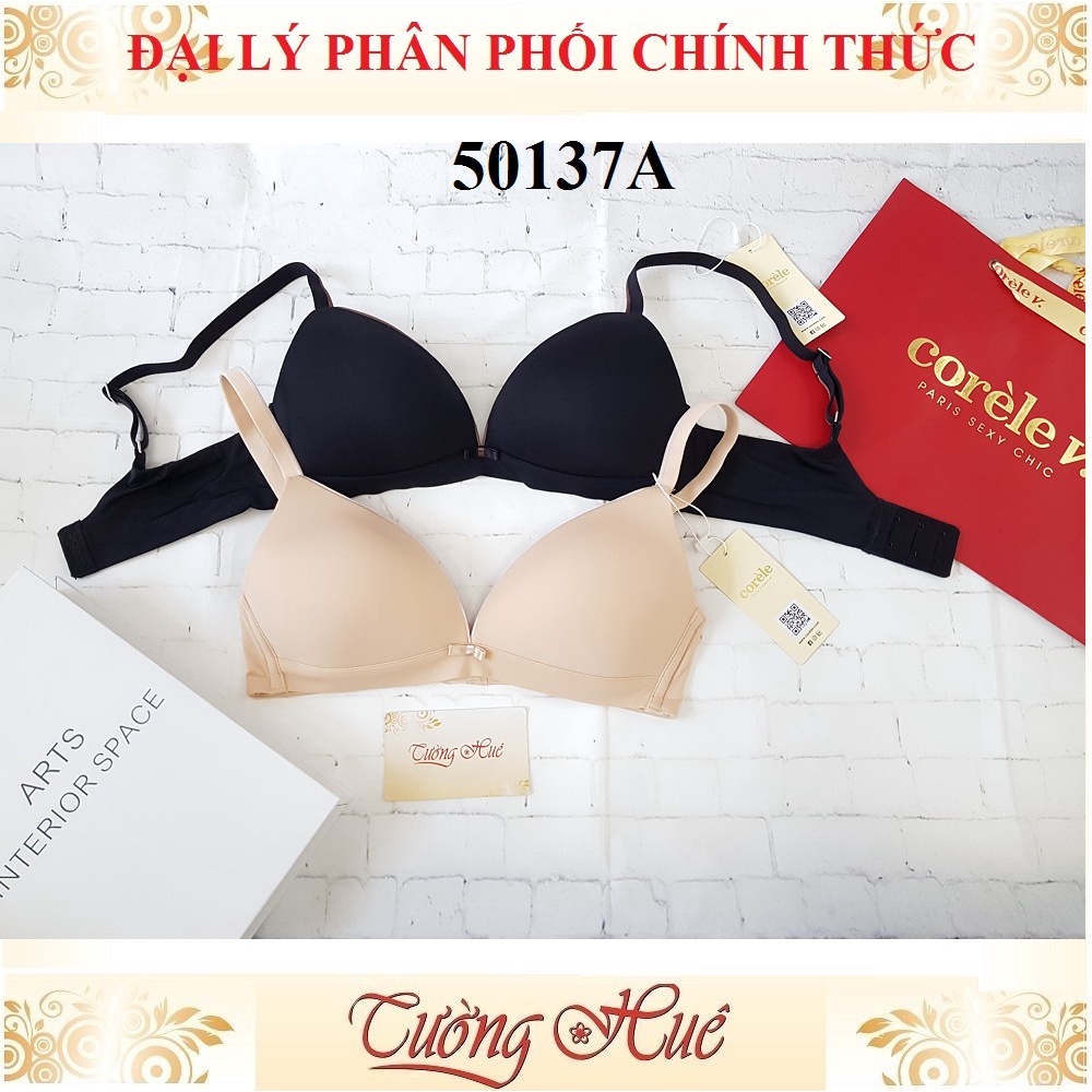 Áo lót nữ Marguerite-Paris 50137A cúp tam giác trơn không gọng lưng to vừa.