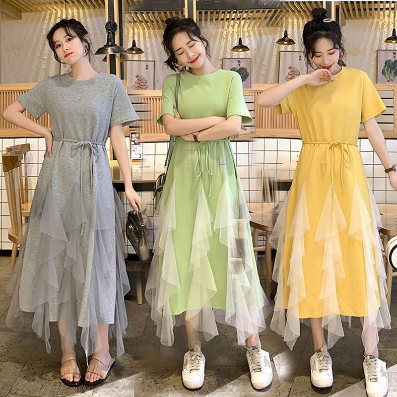 Đầm Dài Qua Gối Form Rộng Thời Trang Dành Cho Nữ