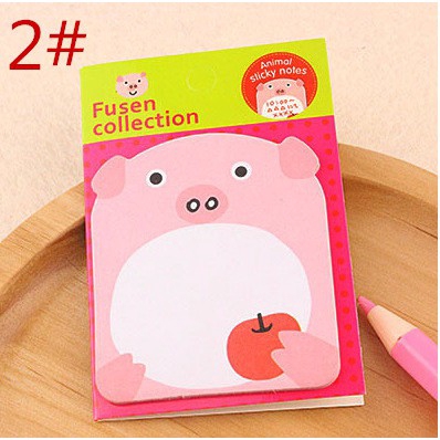 Giấy ghi chú hình động vật dễ thương