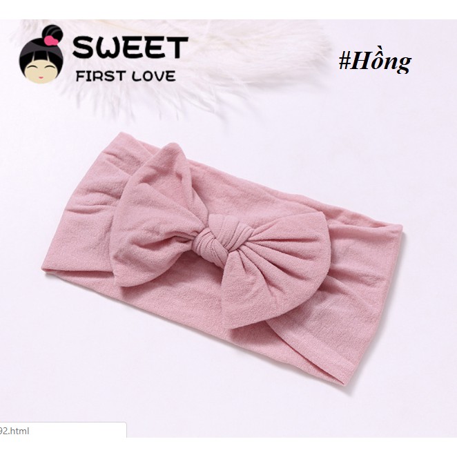 TURBAN BẢN NHỎ COTTON MỊN DÀNH CHO BÉ GÁI 0-5 Tuổi
