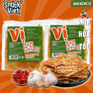 (Combo) 2 Bánh Tráng Tỏi Ớt Vị - Túi Mini 80g đồ ăn vặt Sài Gòn cực ngon, cực rẻ 😱