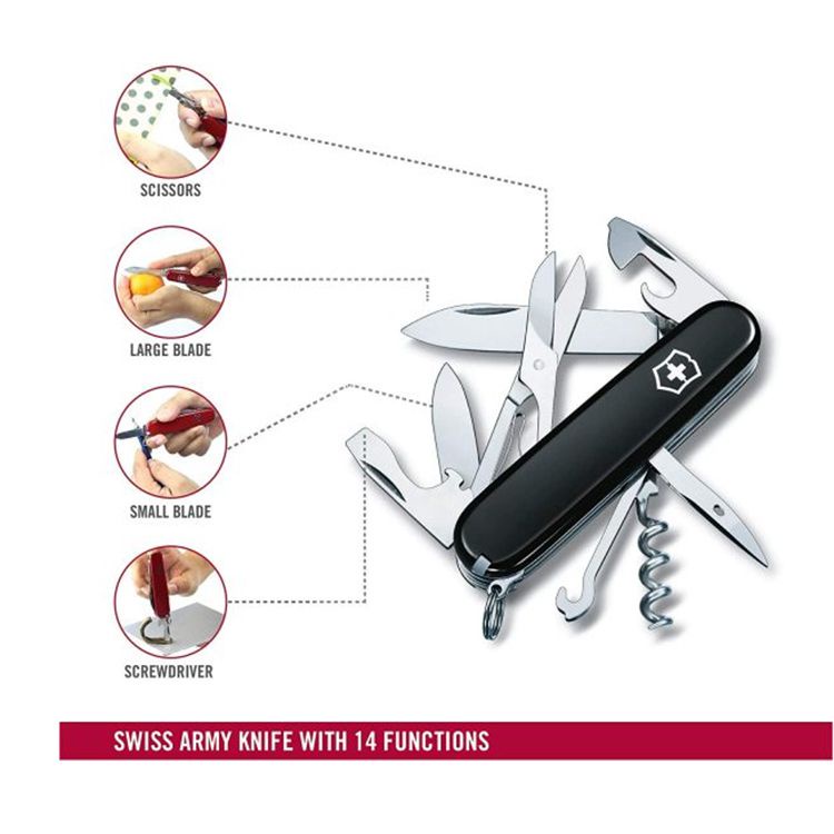 Dụng Cụ Đa Năng Victorinox Huntsman Nero 1.3713.3B1 [Hàng Đức]