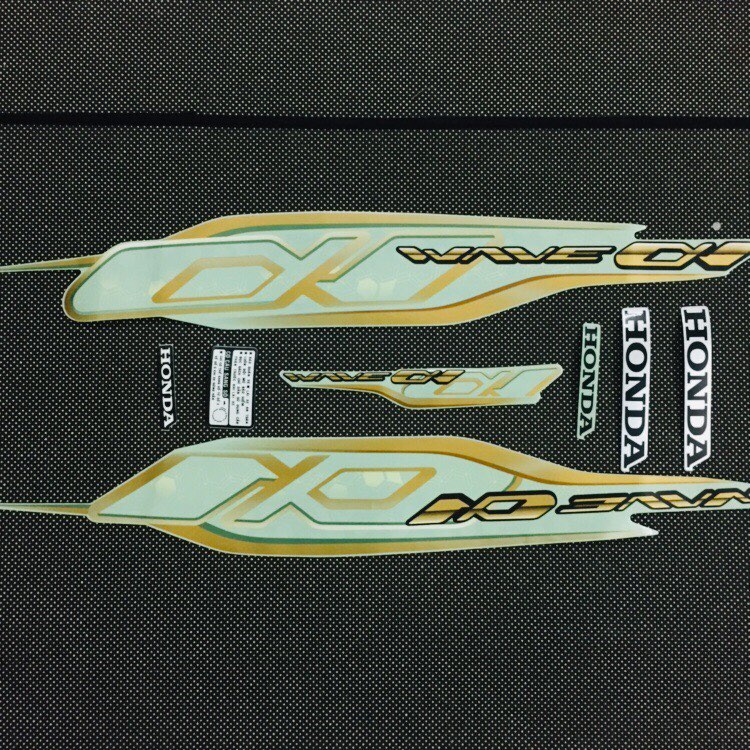 TEM DÁN TRANG TRÍ XE WAVE ANPHA ĐỜI 2020 3 LỚP CAO CẤP NHƯ TEM ZIN