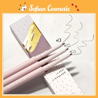 📍XẢ LỖ📍 FAICCIA - Chì kẻ lông mày nội địa Trung FAICCIA Fei Xi Symphony Eyebrow Pencil hai đầu có đầu kẻ mảnh dễ kẻ