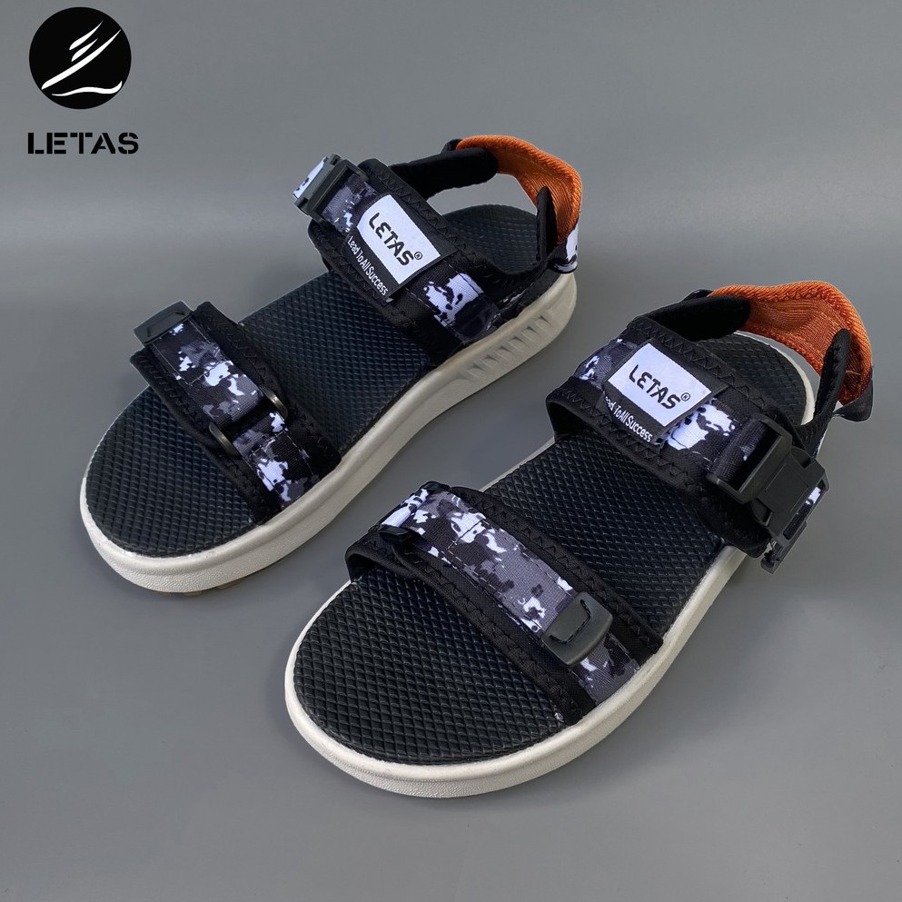 Sandal Unisex Letas D711 đen camo