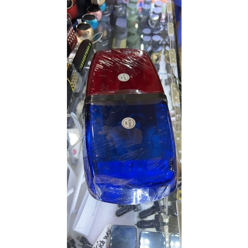 Đèn Chớp Police Xanh Đỏ Cho Xe Ưu Tiên 12V 24W 24 LED Gắn Nóc Cho Xe Cảnh Sát