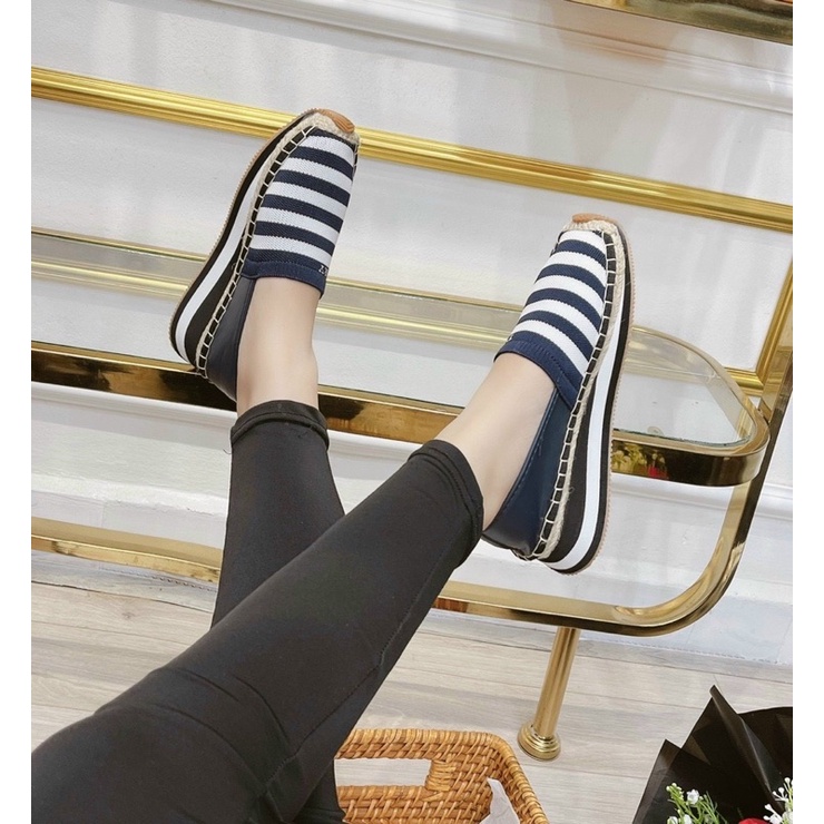 Giày slip on tory cói qccc fullbox