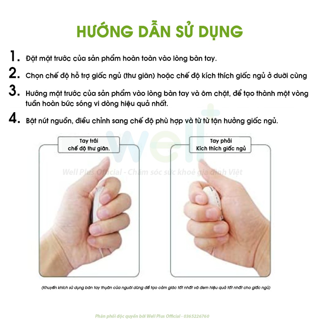 Máy Hỗ Trợ Giấc Ngủ Dành Cho Người Mất Ngủ Cải Thiện Giấc Ngủ Sâu - Thiết Bị Giúp Ngủ Ngon