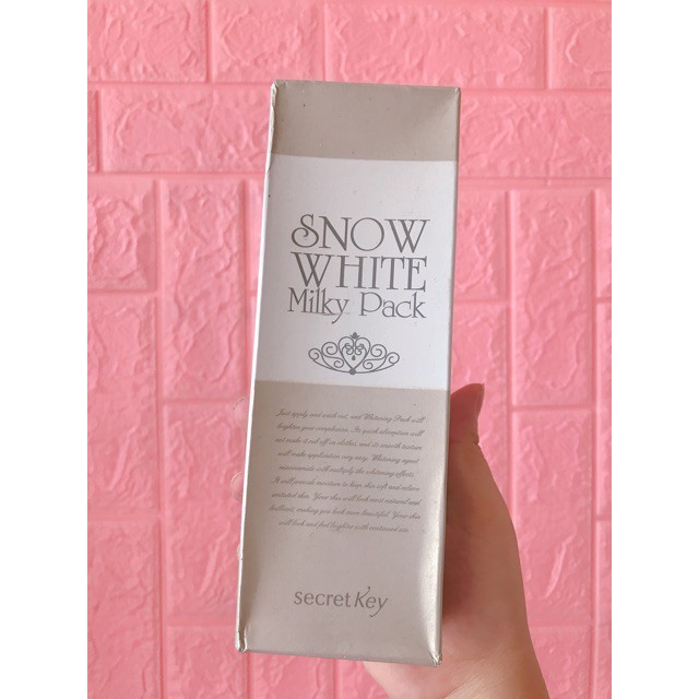 Dưỡng trắng da mặt và body cao cấp Snow White Milky Pack da siêu lỳ cũng bật tone ( chính hãng Hàn Quốc) | BigBuy360 - bigbuy360.vn