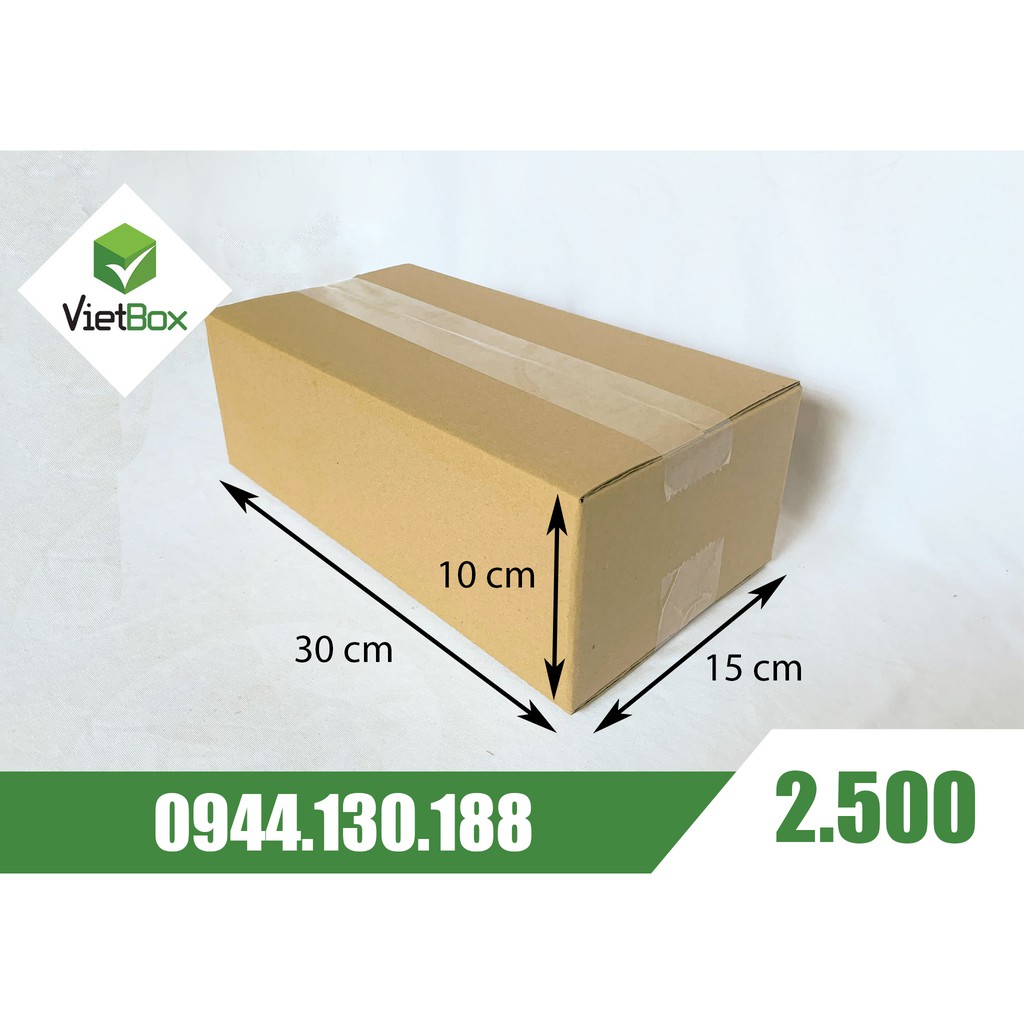 Combo 60 hộp carton 30x15x10