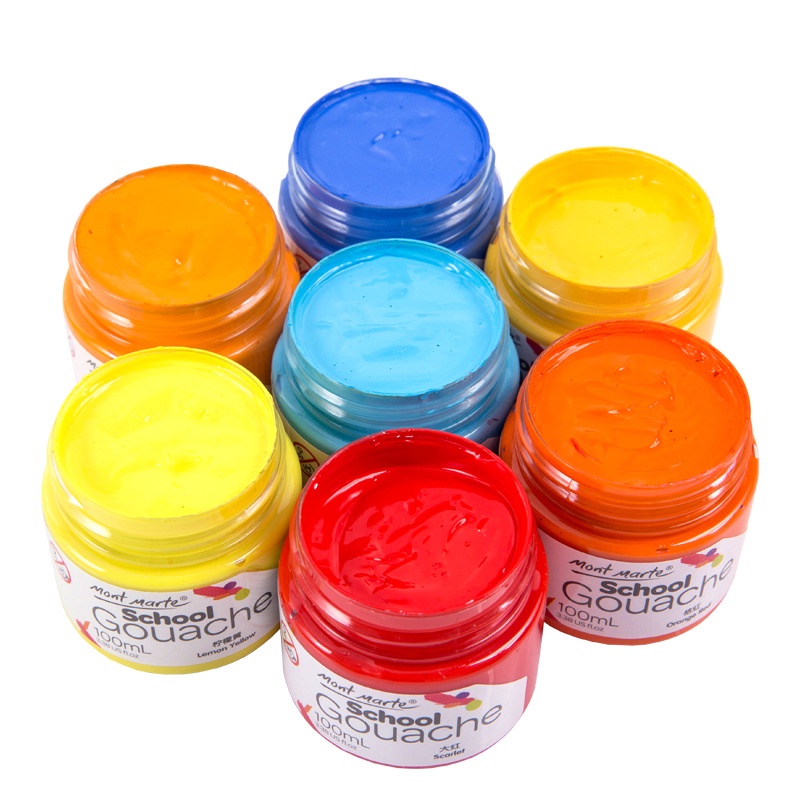 Màu acrylic Gouache Mont Marte 100ml cao cấp vẽ trang trí giầy - tranh - vải canvas