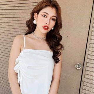 Bông tai hạt bẹt tròn sang chãnh
