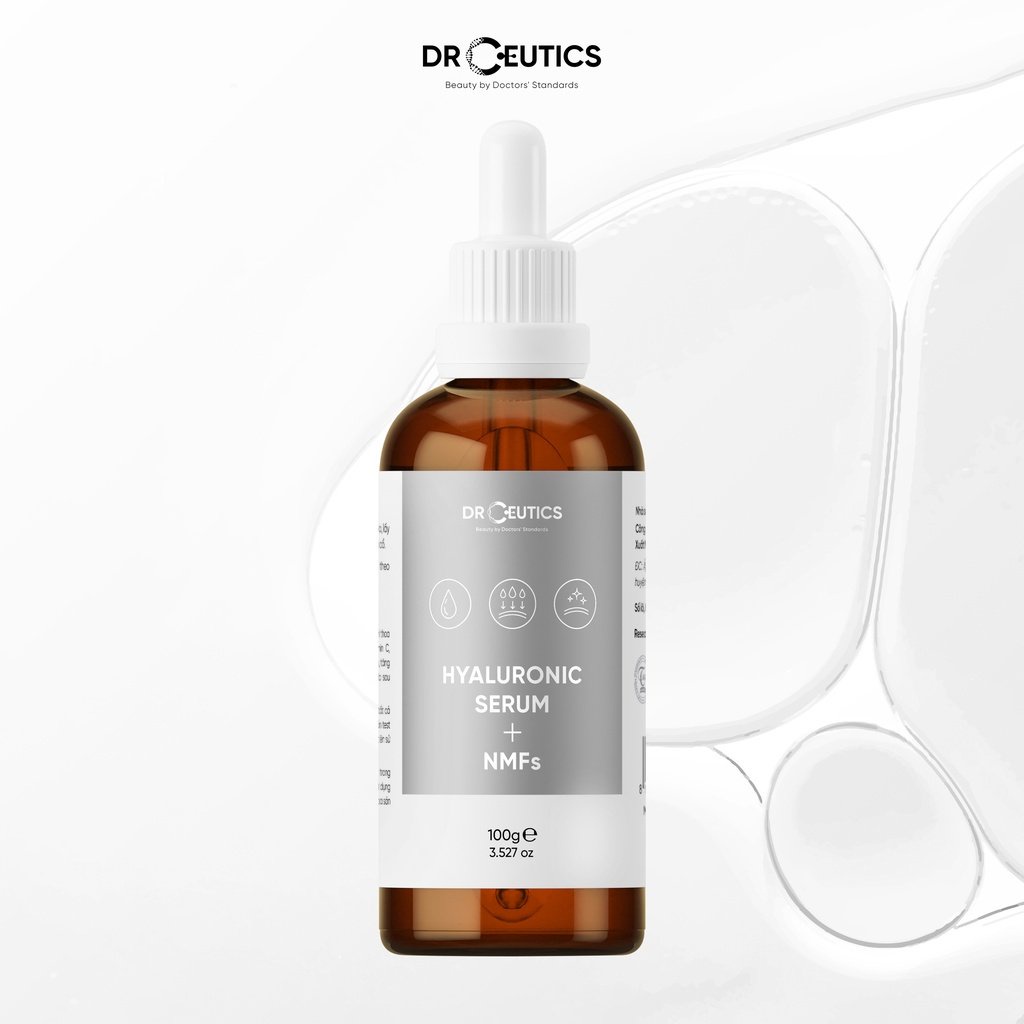 Serum Dr Ceutics Hyaluronic acid + NMFs chính hãng chứa tinh chất HA cấp ẩm phục hồi da căng bóng