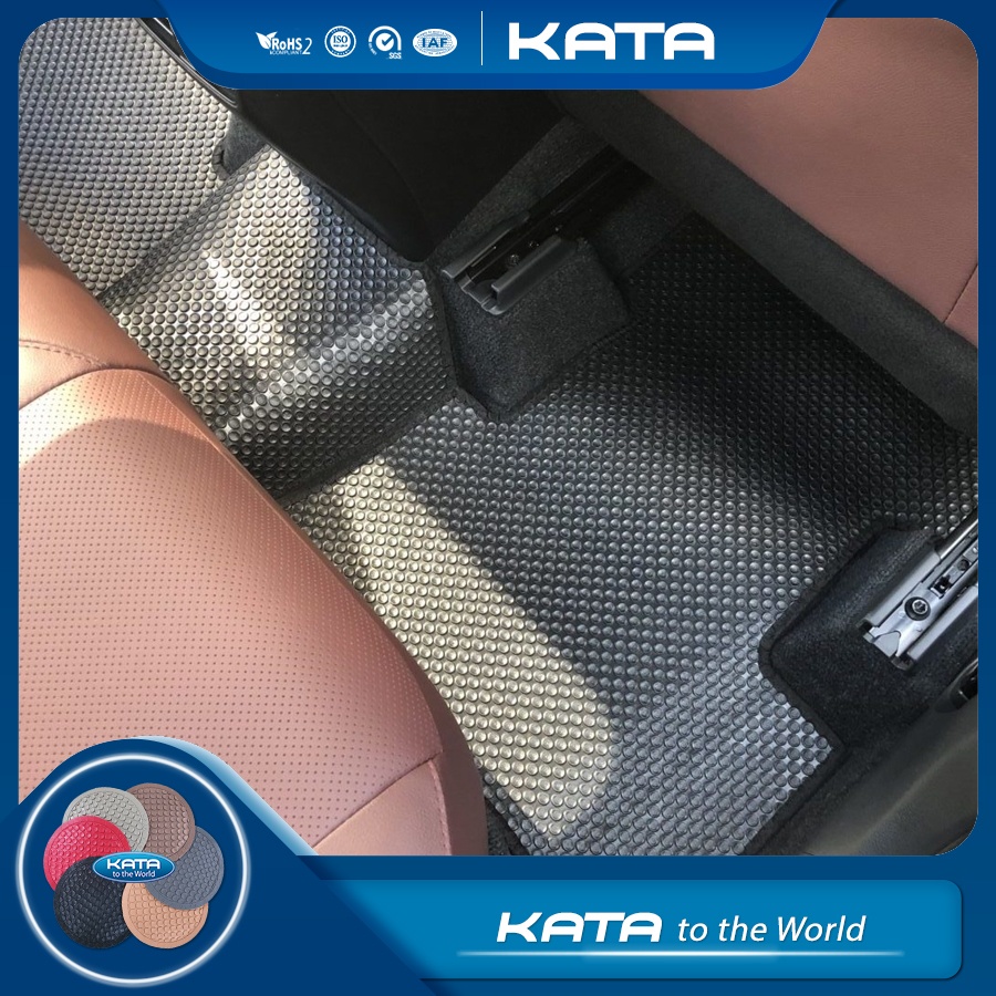 Thảm lót ô tô KATA cho xe Toyota Corolla Cross  - Khít với sàn, Chống trơn, Không mùi, Không ẩm mốc