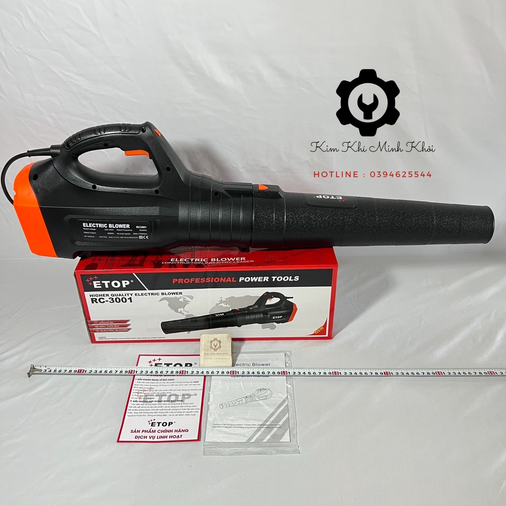 [Chính hãng] Máy thổi bụi công nghiệp ETOP Công suất lớn 3000W 6 cấp độ | Máy thổi bụi cầm tay( Cam kết dây đồng 100%)