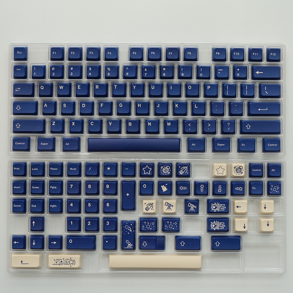 136 Phím Đặt Cấu hình XDA Phím khóa tùy chỉnh PBT Thuốc nhuộm thăng hoa ANSI Bố cục Bộ keycaps cho Gateron Kailh Cherry MX Công tắc Bàn phím cơ