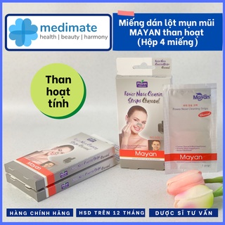 Miếng dán lột mụn cám MAYAN cao cấp (Hộp 4 miếng)