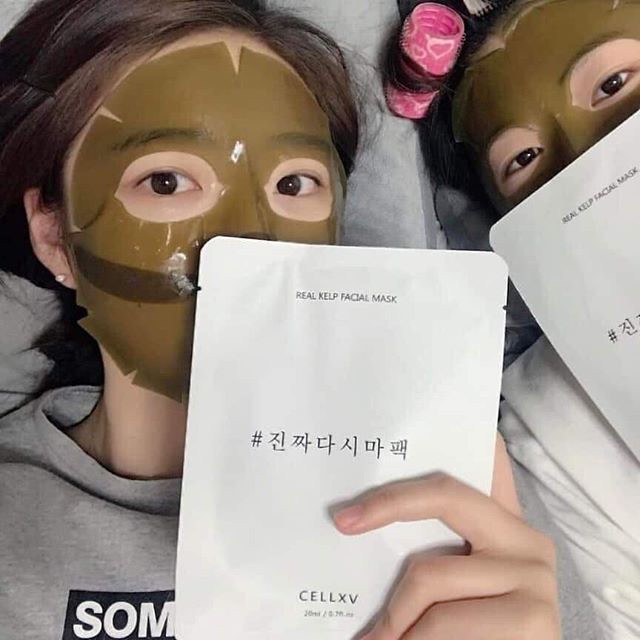 Mặt Nạ Rong Biển Tươi CELLXV REAL KELP FACIAL MASK