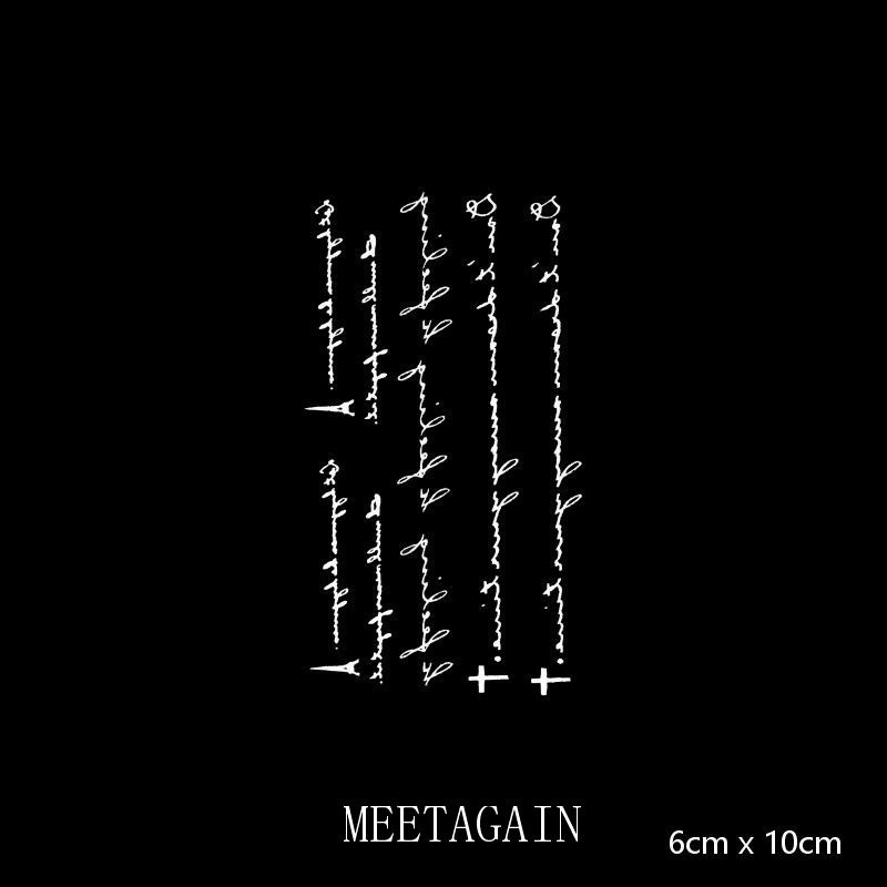 Hình xăm dán tạm thời 15 ngày chống nước M-026 6cm x 10cm